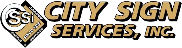 City Sign Services Logo, Dallas Crane Service, Dallas Sign Service copy